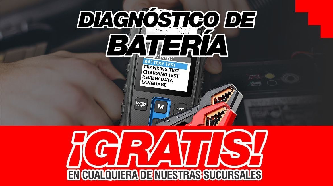 SERVICIO DE REVISIÓN DE BATERIA GRATIS